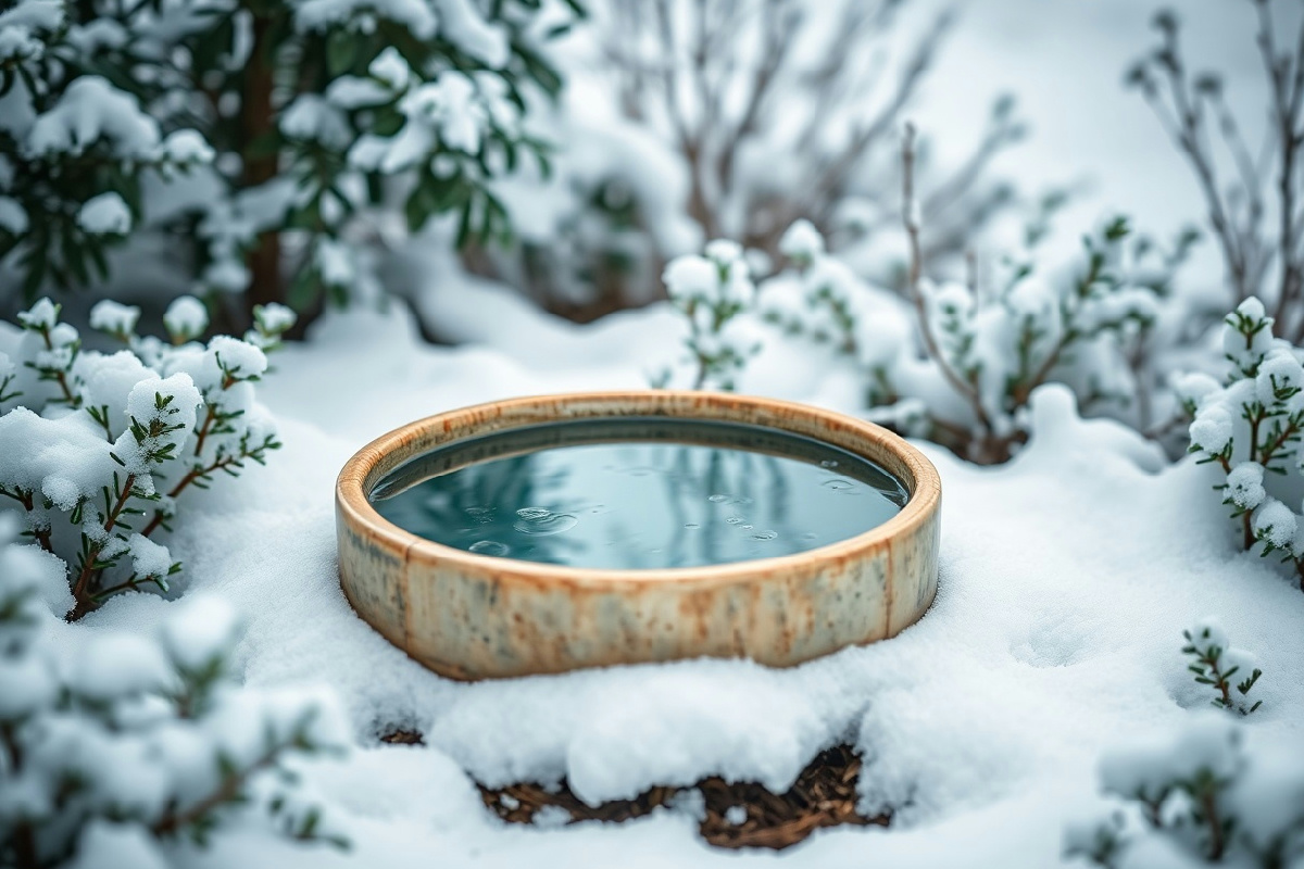 Mettere una ciotola d'acqua in giardino d'inverno è la scelta che salva più animali del cibo